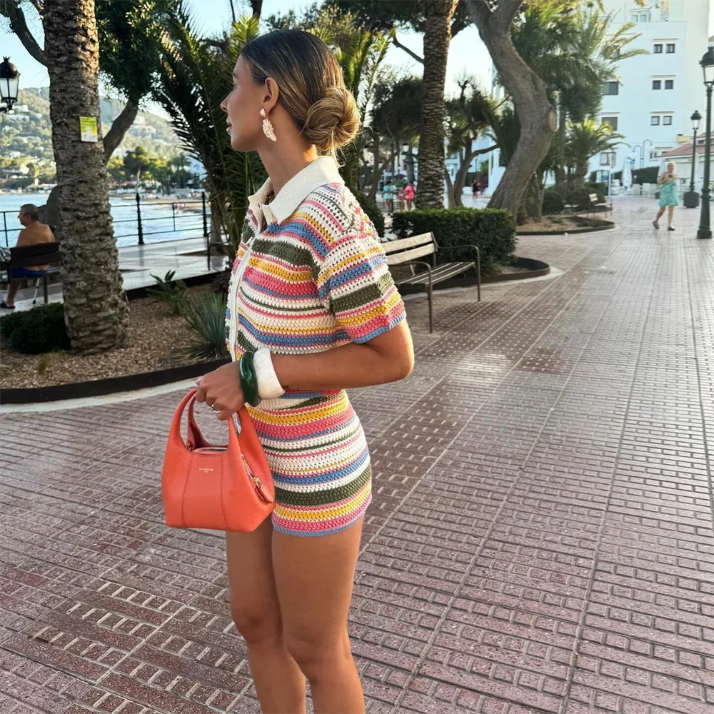 חליפת חוף סרוגה- סרי לנקה